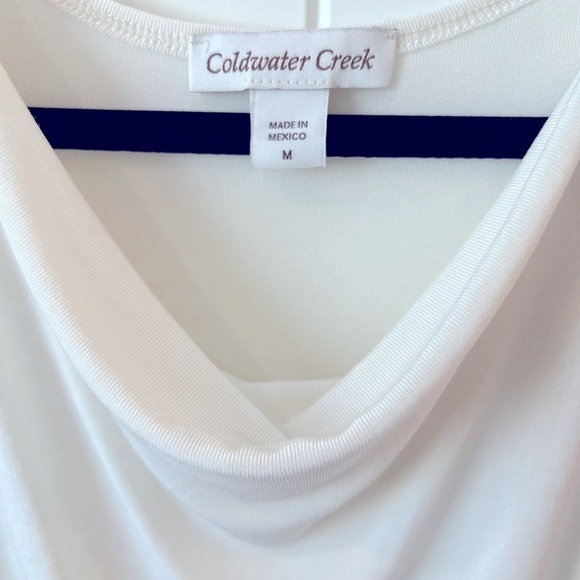 Coldwater Creek Cowl Neck Tank Top Size M - Picture 3 of 7
